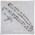 Hot Sell Europe Style Stone Catholic Crucifix Religious Rosary 8mm Natural Colour (IO-cr364)